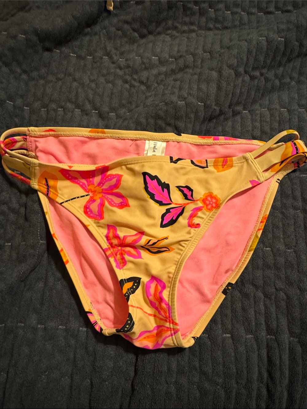 Hula Honey Pink & Tan Bikini Bottoms